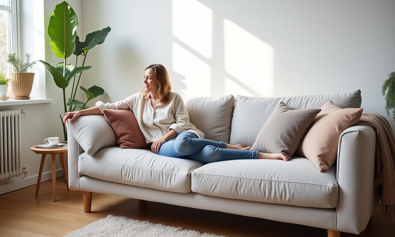 Baggrundsbillede af kundeprojekt med sofa